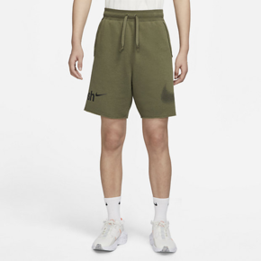 Nike As M Nsw SHORT运动健身针织短裤 军绿色 DX6310-222