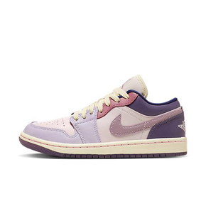 Air Jordan 1 Low 彩蛋 粉紫色復古籃球鞋 DZ2768-651