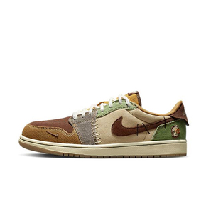 Zion Williamson x Air Jordan 1 Low OG “Voodoo” 錫安巫毒娃娃 拼接復古籃球鞋 DZ7292-200