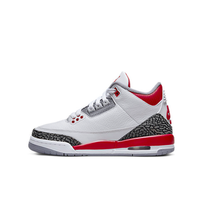 Air Jordan 3 Retro（GS）"Fire Red" 火焰红 白红爆裂纹复古篮球鞋 DM0967-160