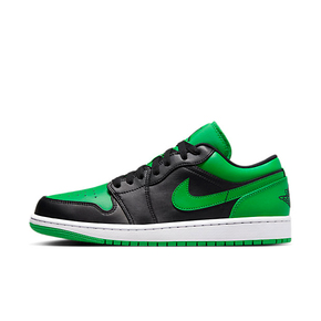 Air Jordan 1 Low “Lucky Green” 黑绿潮流低帮复古篮球鞋 553558-065