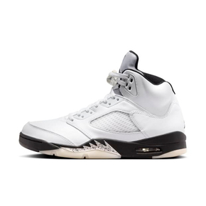 Air Jordan 5 Retro "White and Black" 白黑减震耐磨中帮复古篮球鞋  DD0587-110