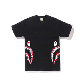 BAPE ABC SIDE SHARK TEE 两侧迷彩鲨鱼短袖T恤