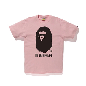BAPE BIG APE TEE 粉色大猿人头T恤短袖