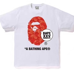 BAPE 25周年韩国首尔限定大猿人头T恤