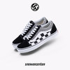 Vans范斯 Old Skool 黑白棋盘格男女运动休闲滑板鞋 VN0A38G1Q9B