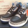 小鸿体育 Air Jordan 3 Sport Blue AJ3 黑水泥 黑蓝 136064-007