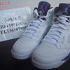 公司货现货Air Jordan 5 Retro 紫白葡萄 AJ5 乔5白紫 136027-108
