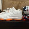 总裁体育 Air Jordan 11 Low GS AJ11 柑橘 白橙 女鞋 580521-139