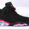 GOGO球鞋 AIR JORDAN 6 BLACK INFRARED 黑红 AJ6 AJ6 384664-023