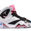 GOGO球鞋 Air Jordan 7 Hot Lava GS AJ7 黑白红 442960-106