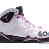 GOGO球鞋 Air Jordan 7 GS Fuchsia Glow AJ7AJ7 白紫 442960-127