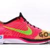 GOGO球鞋 NIKE FLYKNIT RACER 橙绿 西瓜 526628-603