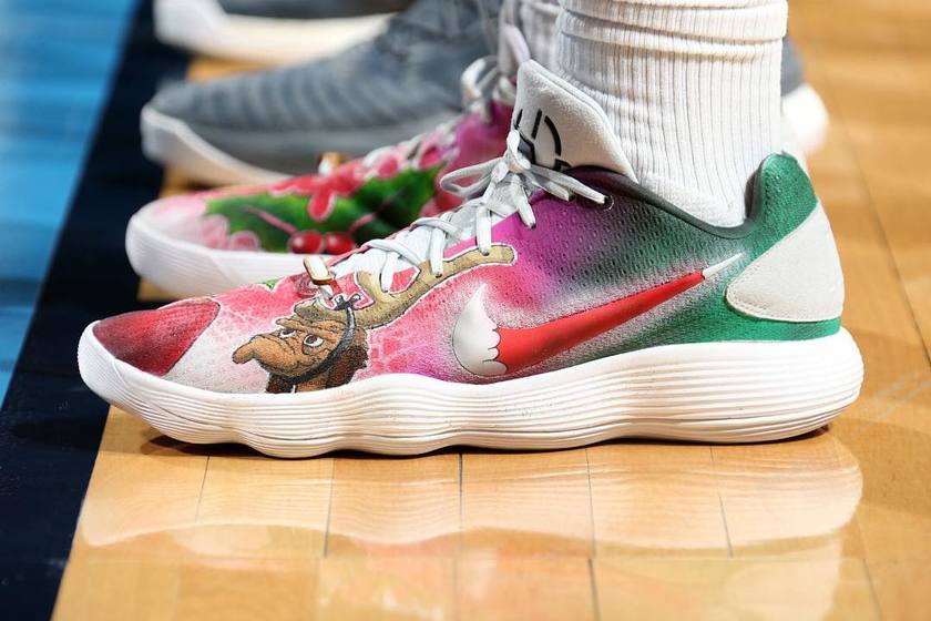clint capela,jerome robinson clint capela—— custom nike react hyperdunk lows