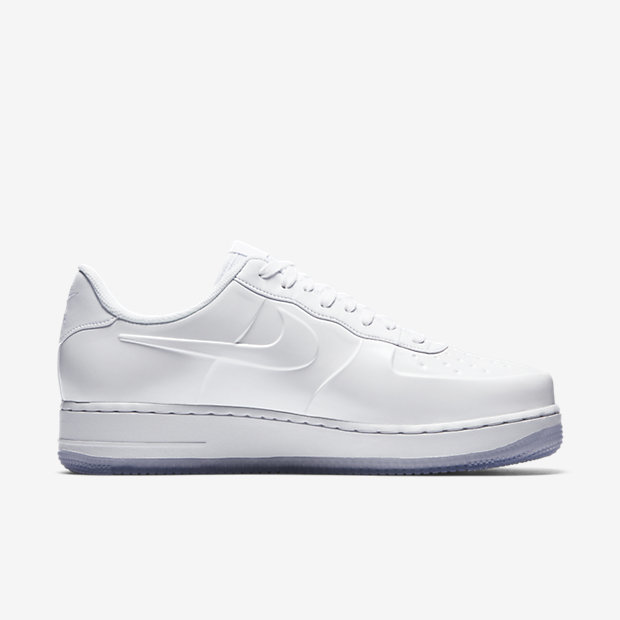 nike air force 1 foamposite pro cup af1纯白水晶底 aj3664-100