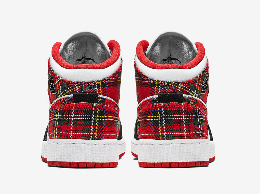 Air Jordan 1 Mid White Plaid 554725-607发售日期