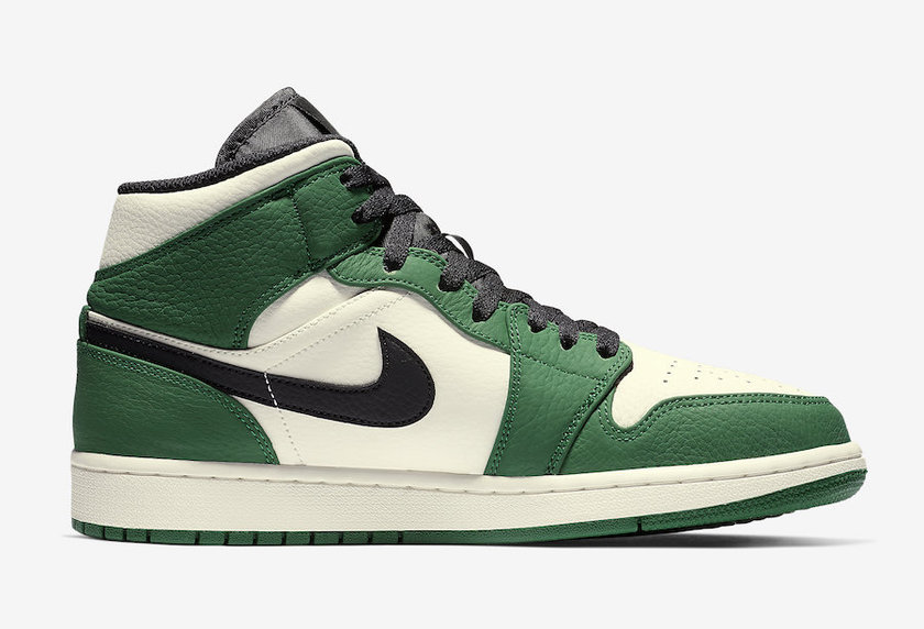 Air Jordan 1 Mid Pine Green 852542-301å叿¥æ