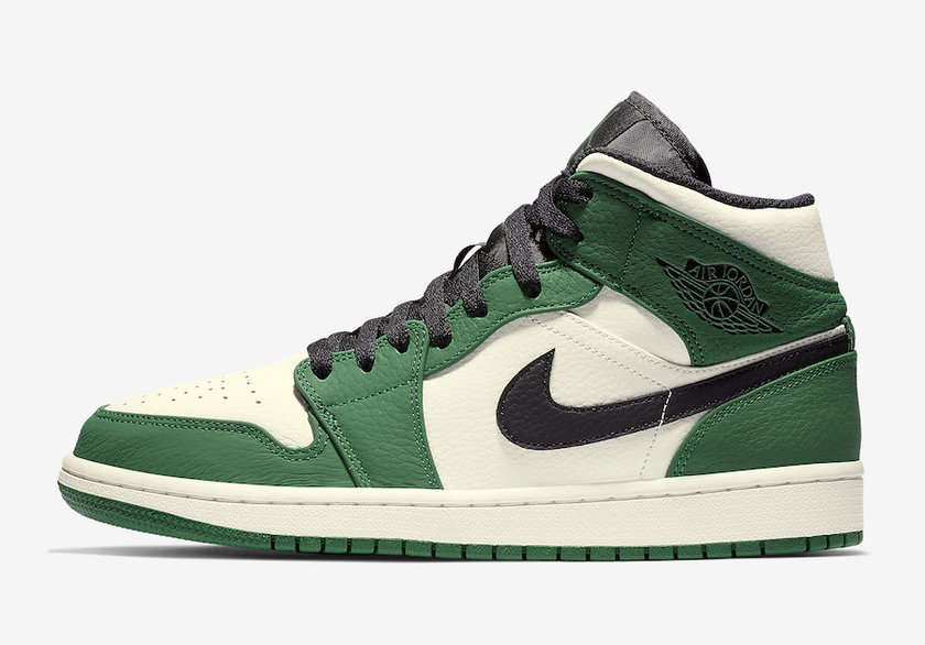 Air Jordan 1 Mid Pine Green 852542-301å叿¥æ