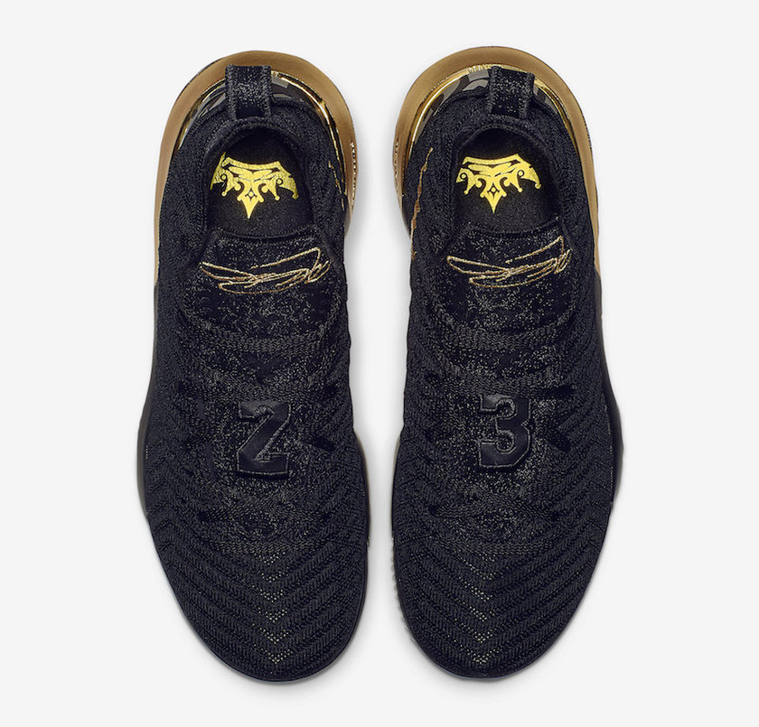 Nike LeBron 16 Im King Black Gold BQ5970-007åå:registered:æ¥æ