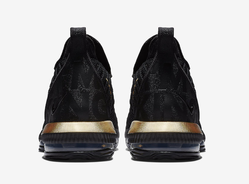 Nike LeBron 16 Im King Black Gold BQ5970-007åå:registered:æ¥æ