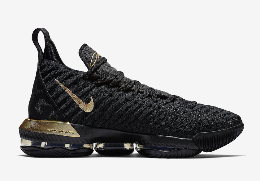 Nike LeBron 16 Im King Black Gold BQ5970-007åå:registered:æ¥æ