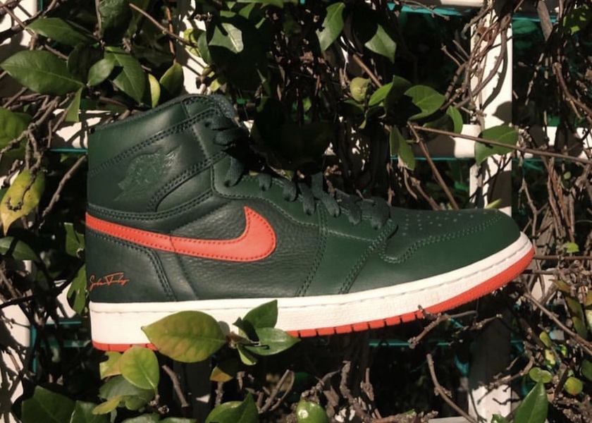 SoleFly Ar Jordan 1å·´å¡å°èºæ¯åè§ä¼æ ·æ¬