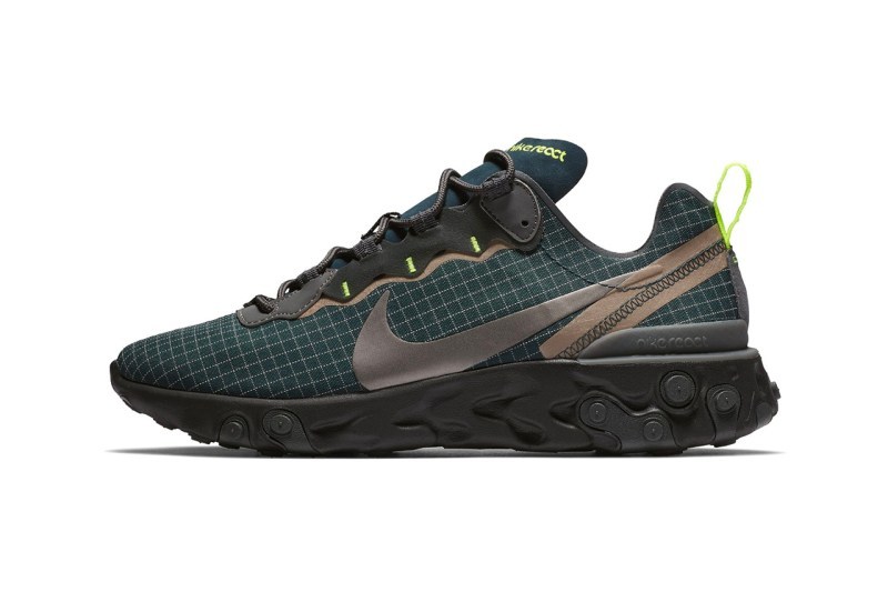 Nike React Element 55 å¨æ°éè²è¨­è¨ãDark Greenã