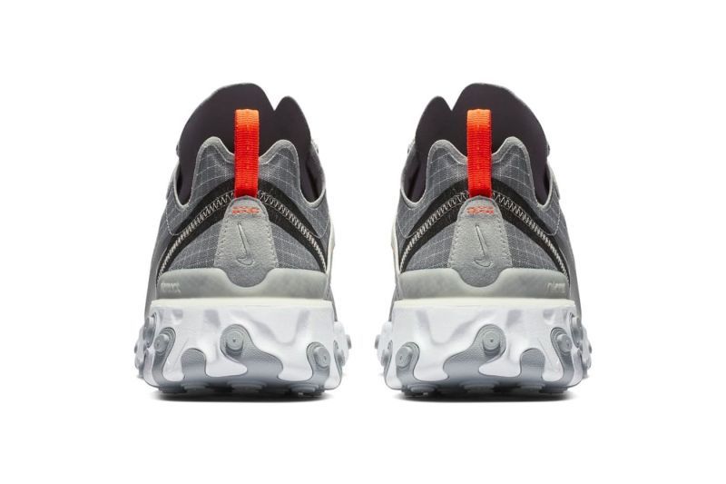 Nike React Element 55 éåºå¨æ°ç°è²çæ¬