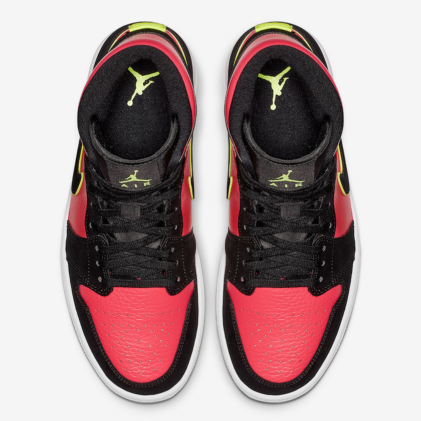 Air Jordan 1 Mid Hot Punch BQ6472-006åå¸æ¥æ