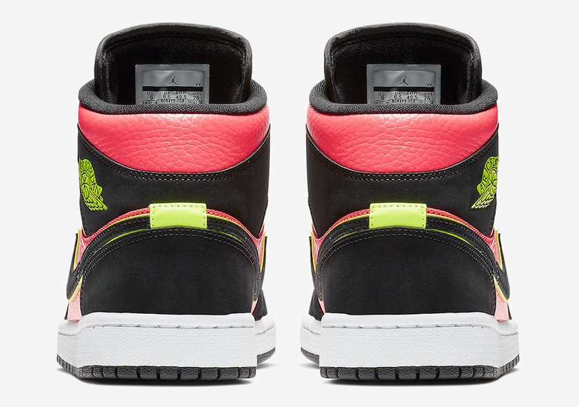 Air Jordan 1 Mid Hot Punch BQ6472-006åå¸æ¥æ