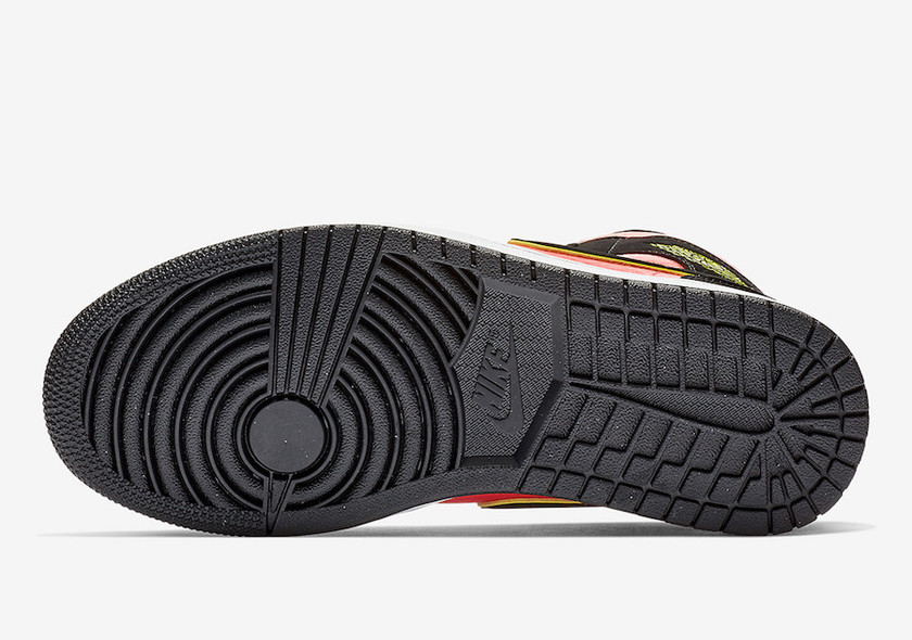 Air Jordan 1 Mid Hot Punch BQ6472-006åå¸æ¥æ