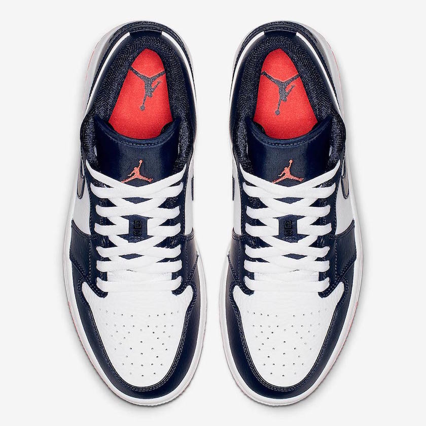 Air Jordan 1 Low Obsidian Ember Glow 553558-481åå¸æ¥æ