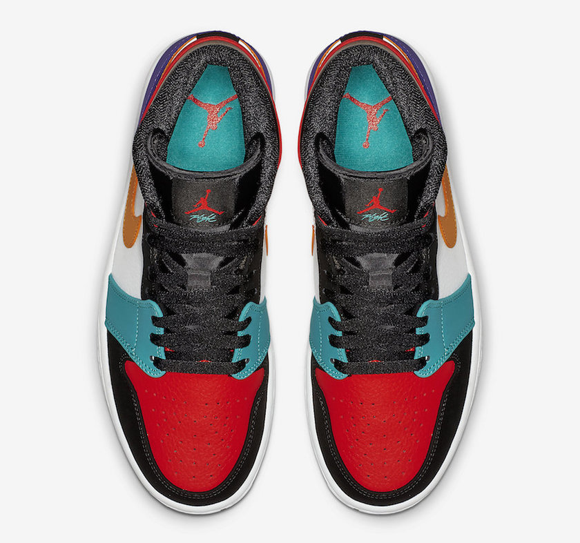 Air Jordan 1 Mid Bred Multi-554724-125åå:registered:æ¥æ