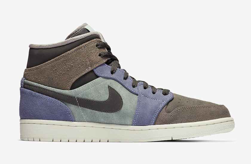 Air Jordan 1 Mid Suede 852542-203åå¸æ¥æ