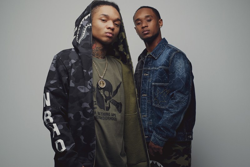 Rae Sremmurd åºé¡ A BATHING APEÂ:registered: x NEIGHBORHOOD å
¨æ°è¯åç³»å Lookbook