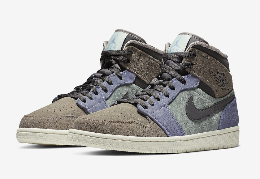 Air Jordan 1 Mid Suede 852542-203åå¸æ¥æ