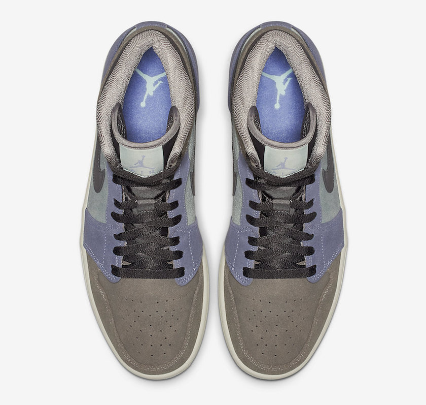 Air Jordan 1 Mid Suede 852542-203åå¸æ¥æ