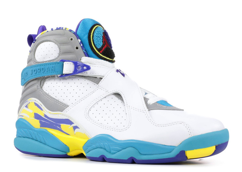 Air Jordan 8 White Aqua CI1236-100åå¸æ¥æ