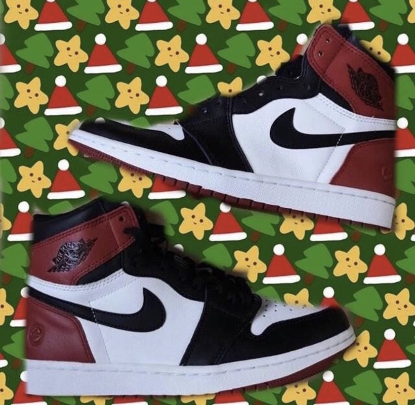Fragment Air Jordan 1 Black Toe Tongueåå¸æ¥æ