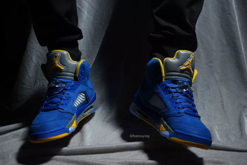Air Jordan 5 Retro JSP Laney CD2720-400 On-Feetåå¸æ¥æ