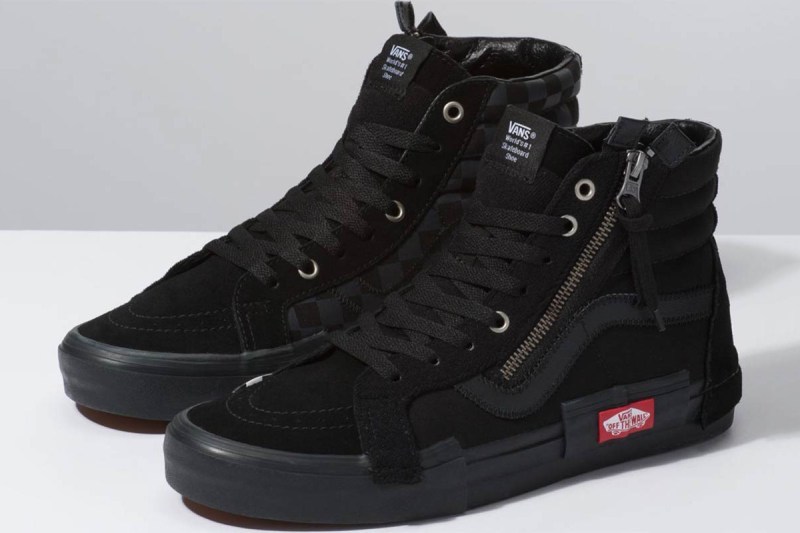 Vans Vault è§£æ§ç³»å SK-8 Hi é»é­éè²ç»å&nbsp;´