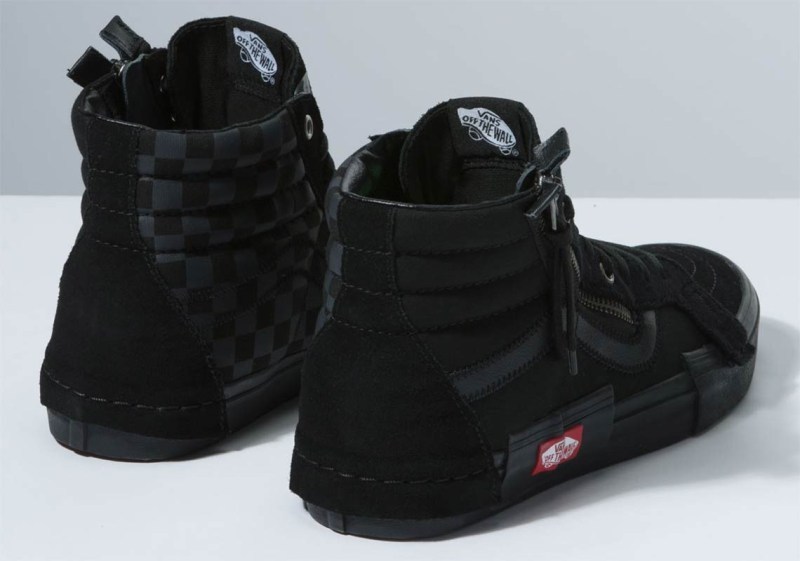 Vans Vault è§£æ§ç³»å SK-8 Hi é»é­éè²ç»å&nbsp;´