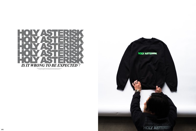 HOLYASTERISK å¨æ°è¡è¡£å:registered:åå³å°ä¸æ¶