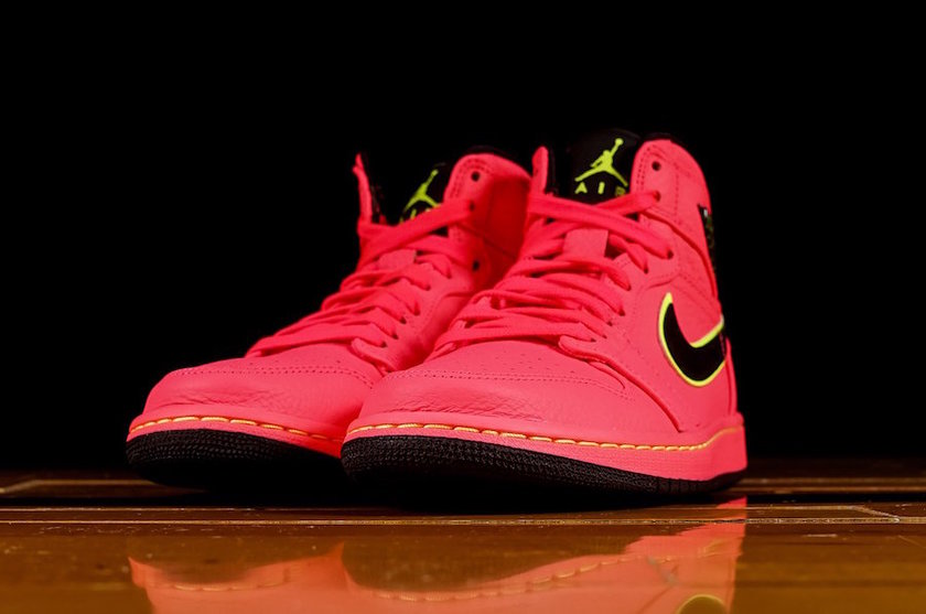 Air Jordan 1 High Premium Hot Punch AQ9131-600åå¸æ¥æ