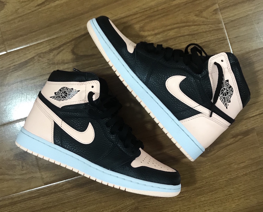 Air Jordan 1 Crimson Tint Pink Toe 555088-081åå:registered:æ¥æ