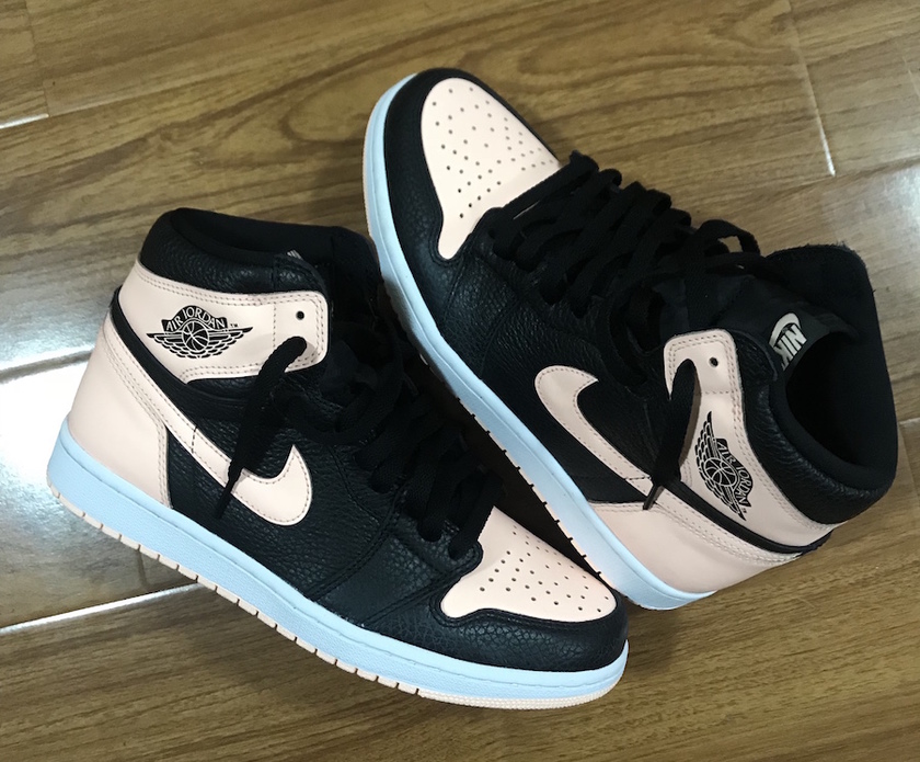 Air Jordan 1 Crimson Tint Pink Toe 555088-081åå:registered:æ¥æ