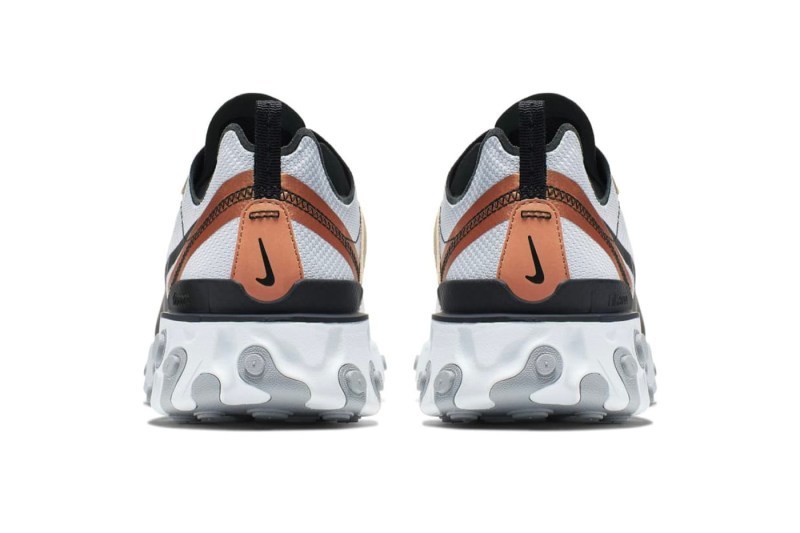 Nike React Element 87 éåºå
¨æ°ãMetallic Goldãé
è²