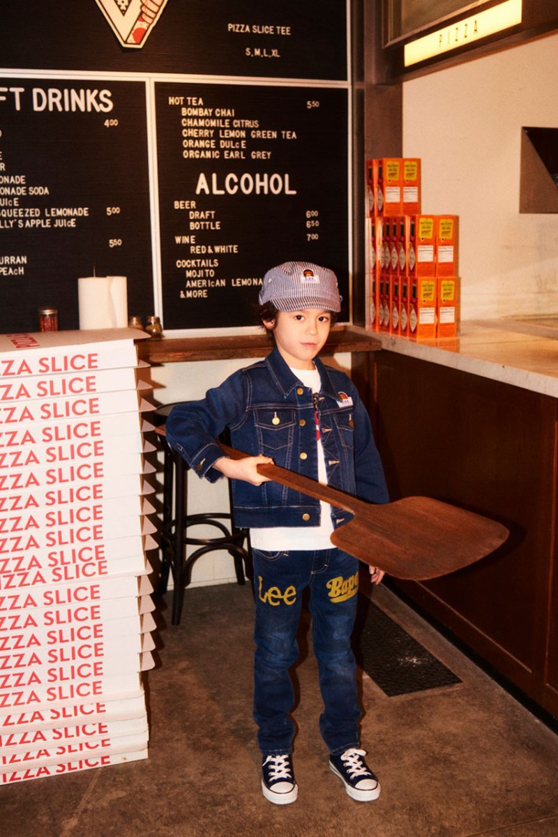 BAPE KIDS x Lee Jeans 2019 è¯å奿³¨ç³»å䏿¶