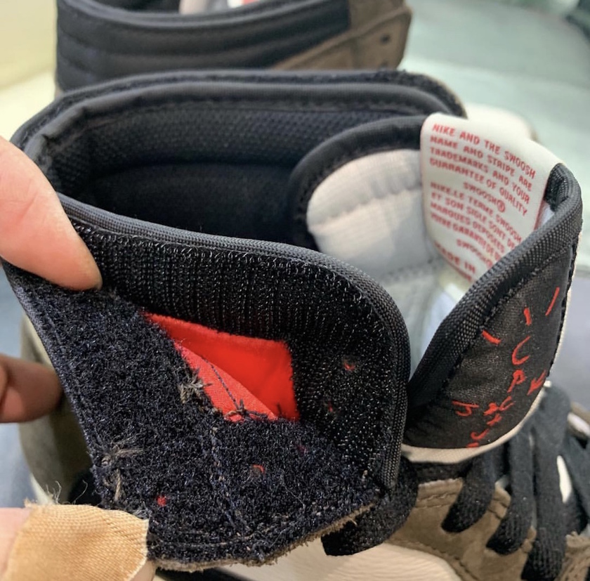 Travis Scott Air Jordan 1ä»äººææ°å2019 CD4487-100åå¸æ¥æ