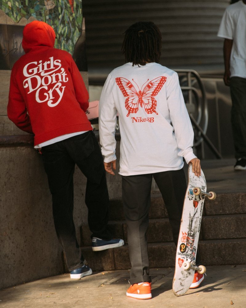 Girls Don't Cry x Nike SB å¨æ°è¯å Dunk Low åæé£¾ç³»åå:registered:æ´æ­æ